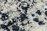 Dark Blue Fluorite on Quartz - Inner Mongolia #160705-1